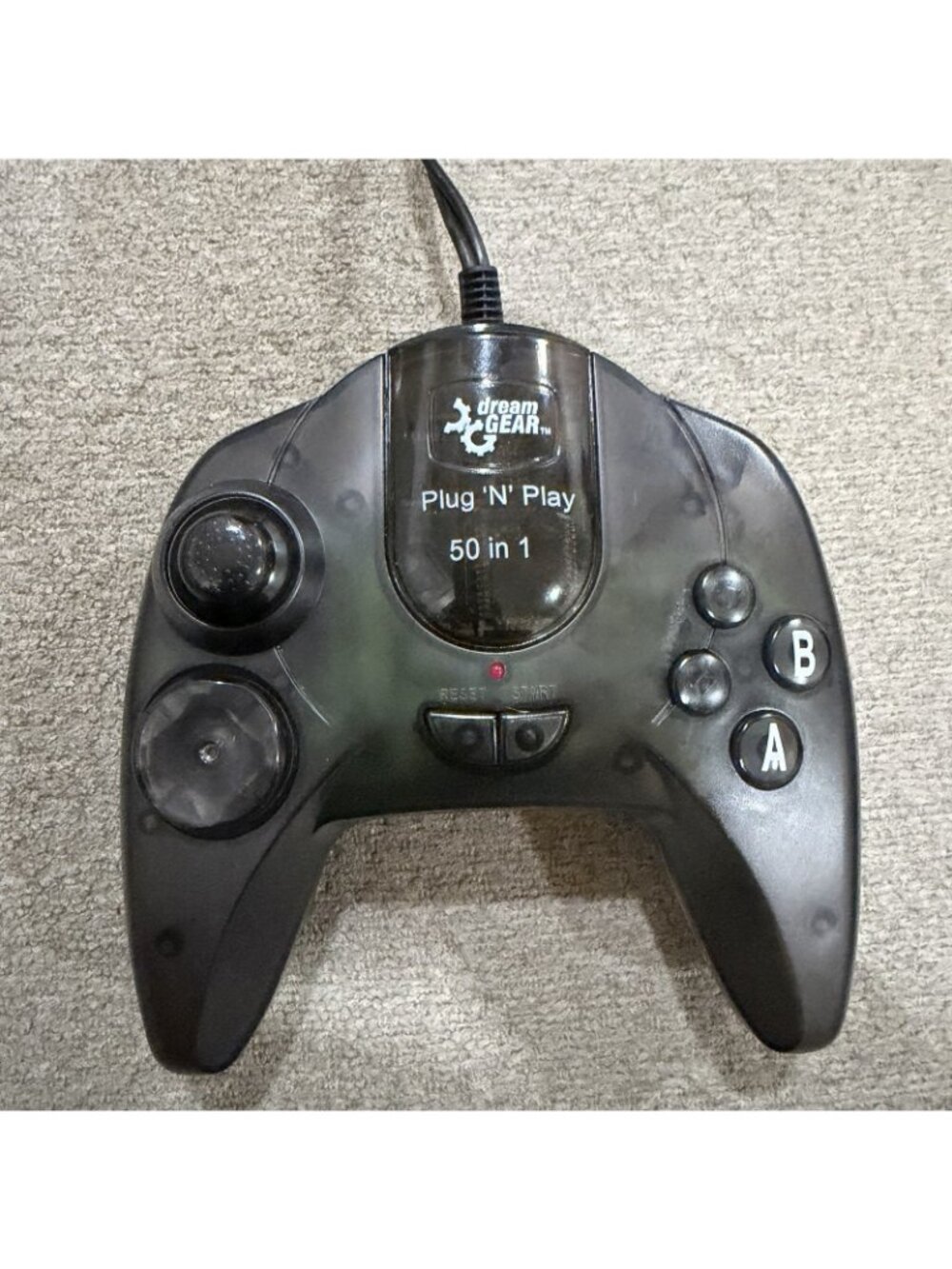DreamGEAR Plug N Play 50 in 1 TV Games Controller DGUN-853 Retro Gaming Y2K